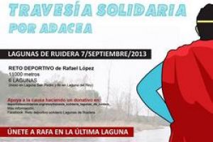Rafael Lpez recorrer a nado Las Lagunas de Ruidera por una causa solidaria