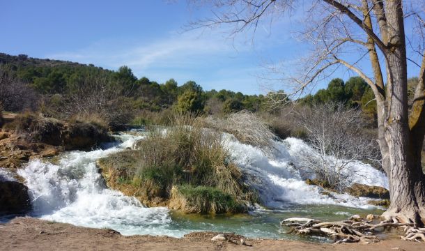Saltos de agua en las lagunas