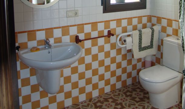 Aseo con ducha para minusvlidos